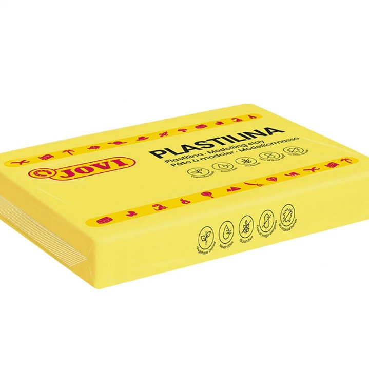 Jovi Caja de 15 Pastillas de Plastilina 350gr - Pasta Vegetal - No Se Seca - sin Gluten - Inocua - Facil de Moldear - Ideal para Figuras Voluminosas - 1