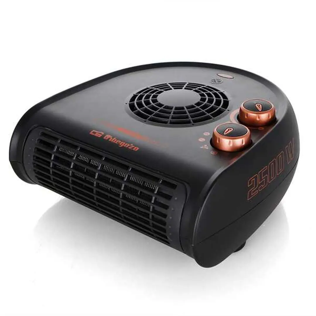 Orbegozo FH 5030 Calefactor Confort Calor Instantaneo y Ventilador de Aire Frio - Potencia Maxima 2500W - Selector Rotativo de 3 Posiciones - Termosta 1