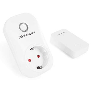Orbegozo ENM 2000 Enchufe Inteligente con Mando a Distancia - Control sin Pilas - Alcance de 150M - Potencia Maxima 3680W - Proteccion contra Sobrecar