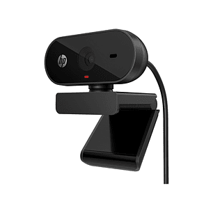 HP 325 Webcam Full HD 1080p - Gran Angular 66° - Microfono Integrado - Correccion Automatica de Luz e Imagen - Giro 360° y Soporte para Tripode - USB?