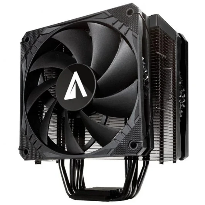 Abysm Gaming Snow IV Ventilador CPU 120mm con Disipador 4 Heatpipes - Velocidad Max. 1600rpm - Color Negro 1