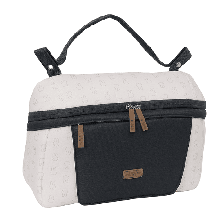 Safta Miffy Mum Moon Bolso de 7.82L - Adaptable a Carrito - Compartimento con Cremallera - Bolsillo Impermeable para Toallitas - Interior Forrado - 34 1