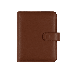 Finocam Open Leo Agenda Organizador - Anual 2026 - Formato 500 - 165x43x210mm - 1 Dia por Pagina - Color Marron