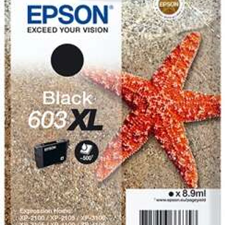 Epson 603XL Negro Cartucho de Tinta Original - C13T03A14010 1