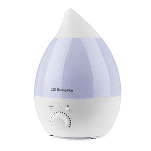 Orbegozo HU 2013 a Humidificador de Vapor Frio - Purifica el Aire - Regula la Humedad y Cuida tu Piel - Luces de Siete Colores para Relajacion - Funci