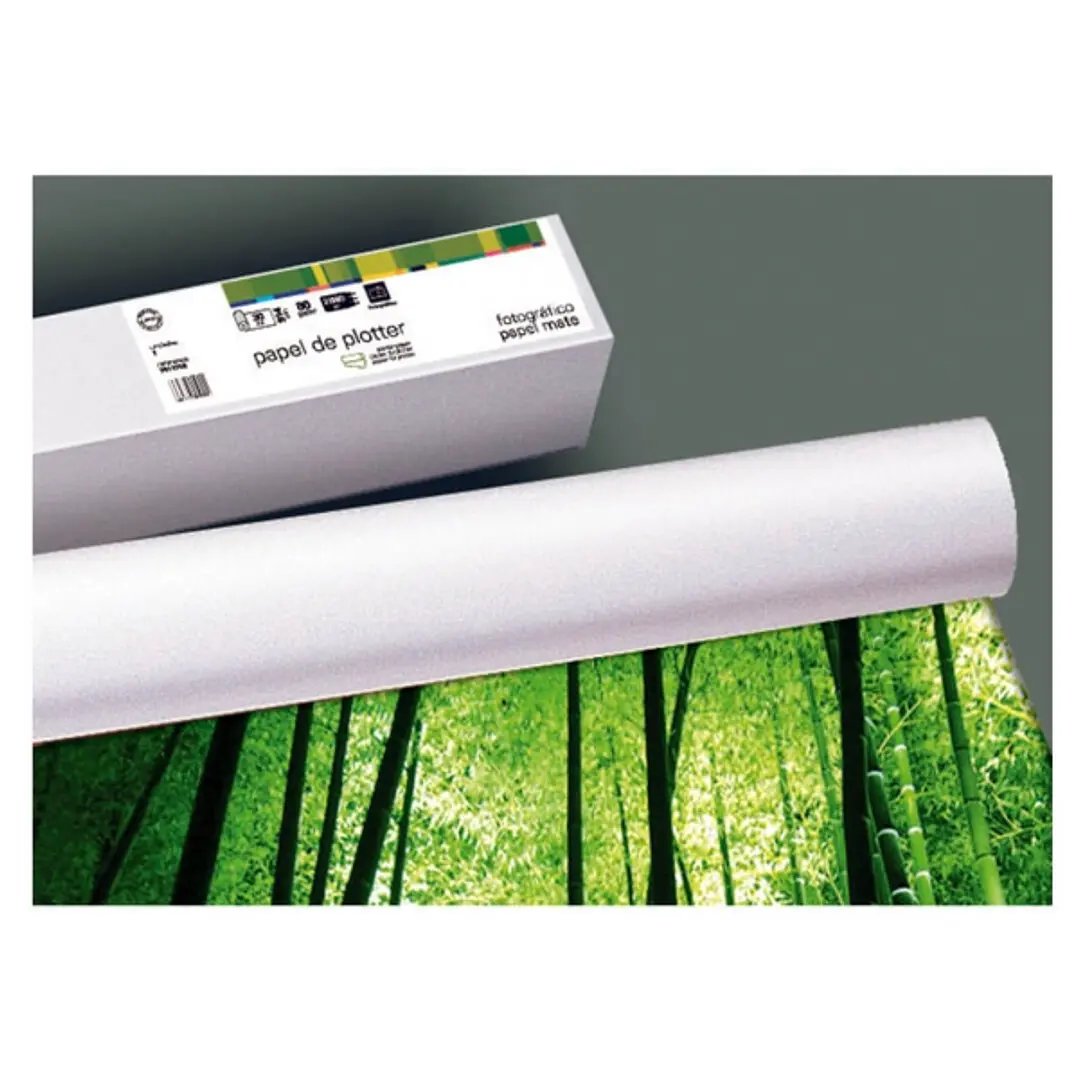 Fabrisa Bobina de Papel para Plotter Mate 140gr - Medidas 610mm x 30m 1