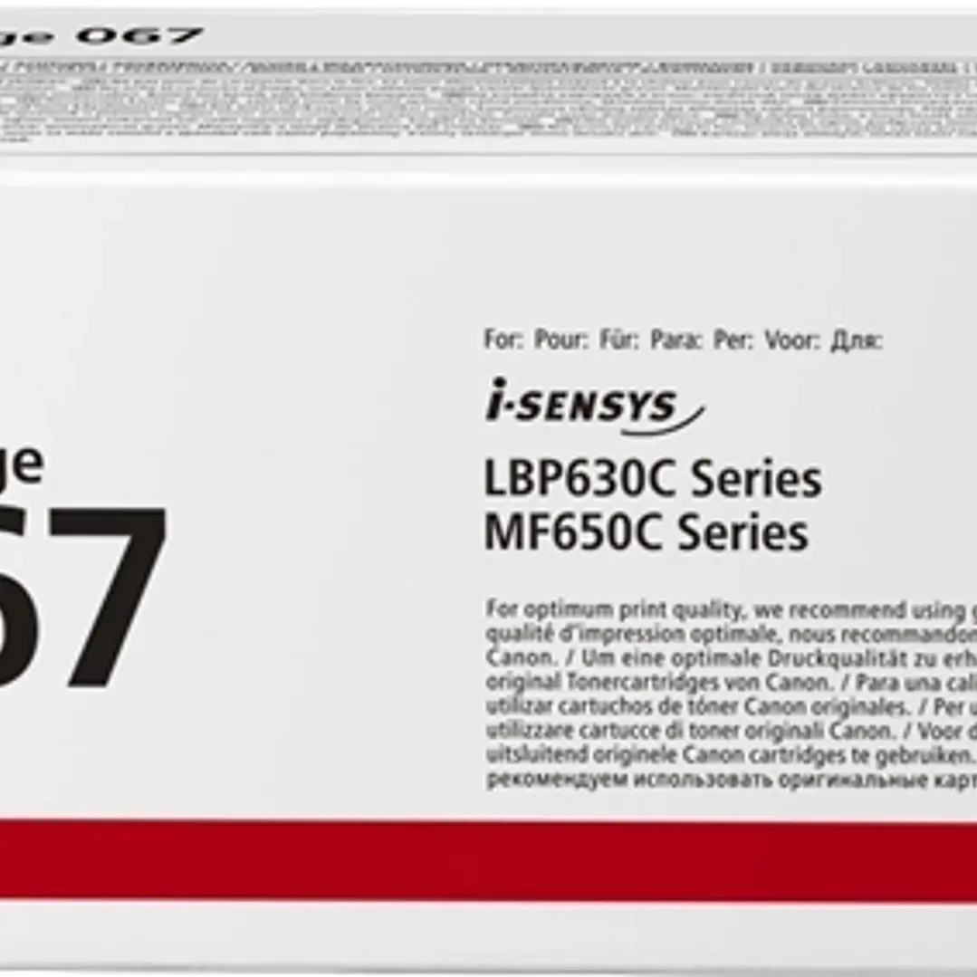 Canon 067 Negro Cartucho de Toner Original - 5102C002 1