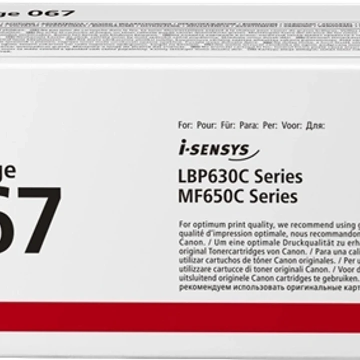 Canon 067 Negro Cartucho de Toner Original - 5102C002 1