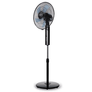Orbegozo SF 0244 Ventilador de Pie - Potente Motor de 55W - 3 Velocidades de Ventilacion - Temporizador Programable hasta 7.5h - Mando a Distancia - S