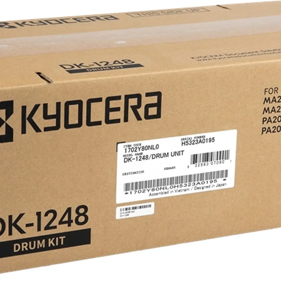 Kyocera DK1248 Negro Tambor de Imagen Original - 1702Y80NL0 (Drum) 1