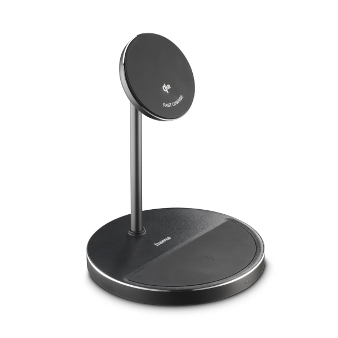 Hama Qi2 Cargador Inalambrico - Potencia 5W - USB-C - Carga Rapida - Color Negro 1