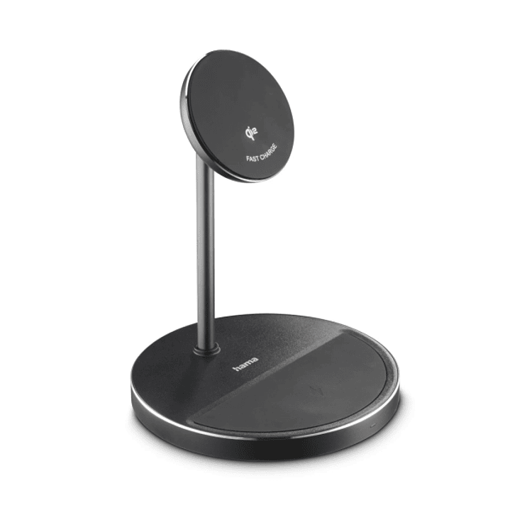 Hama Qi2 Cargador Inalambrico - Potencia 5W - USB-C - Carga Rapida - Color Negro 1