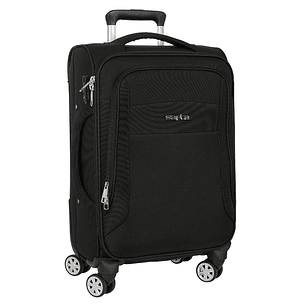 Safta Business Maleta Trolley de Cabina 20 - Cierre con Candado - Bolsillo para Portatil - Cintas de Sujecion - Ajustable - Protecciones Laterales - 