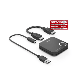Hama Essential Adaptador de Video Inalambrico - Full HD - HDMI - USB-C - Color Negro