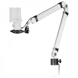 Mars Gaming MMIC-XT Microfono de Estudio - Sonido Claro - Reduccion de Ruido - Modo Mute LED - Ajuste de Ganancia - Iluminacion ARGB - Materiales Dura