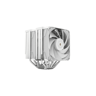 Mars Gaming MCPU-XU6 Disipador CPU con 350W de Potencia - Ventilador PWM de 120mm - 6 Heatpipes HCT - Aletas de Aluminio - Color Blanco