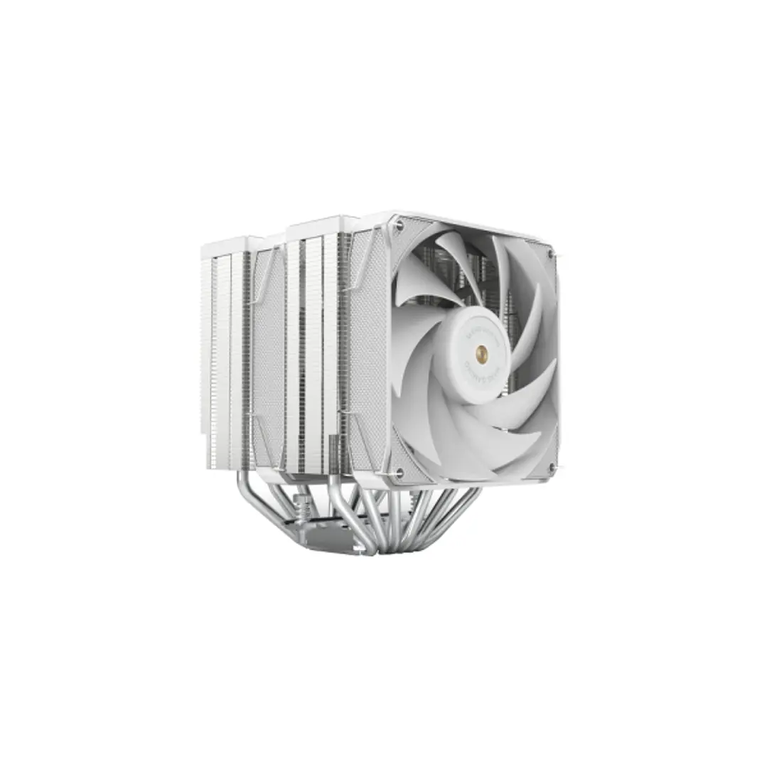 Mars Gaming MCPU-XU6 Disipador CPU con 350W de Potencia - Ventilador PWM de 120mm - 6 Heatpipes HCT - Aletas de Aluminio - Color Blanco 1