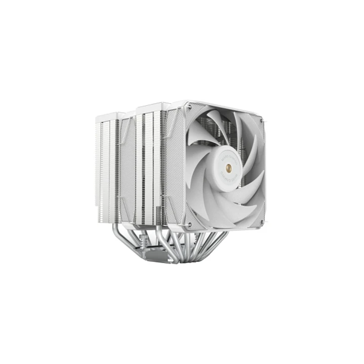 Mars Gaming MCPU-XU6 Disipador CPU con 350W de Potencia - Ventilador PWM de 120mm - 6 Heatpipes HCT - Aletas de Aluminio - Color Blanco 1