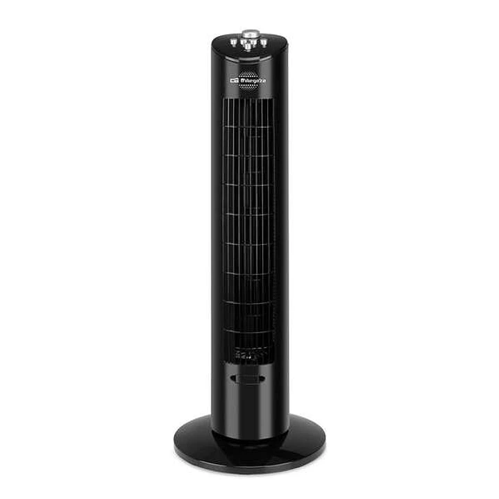 Orbegozo TW 0800 Ventilador de Torre Oscilante - Potente y Silencioso - Temporizador de 2h - Diseño Elegante - Bandeja para Esencias Aromaticas 1