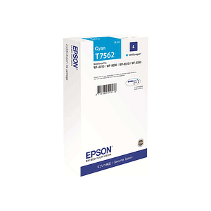 Epson T7562 Cyan Cartucho de Tinta Original - C13T756240/C13T75624N