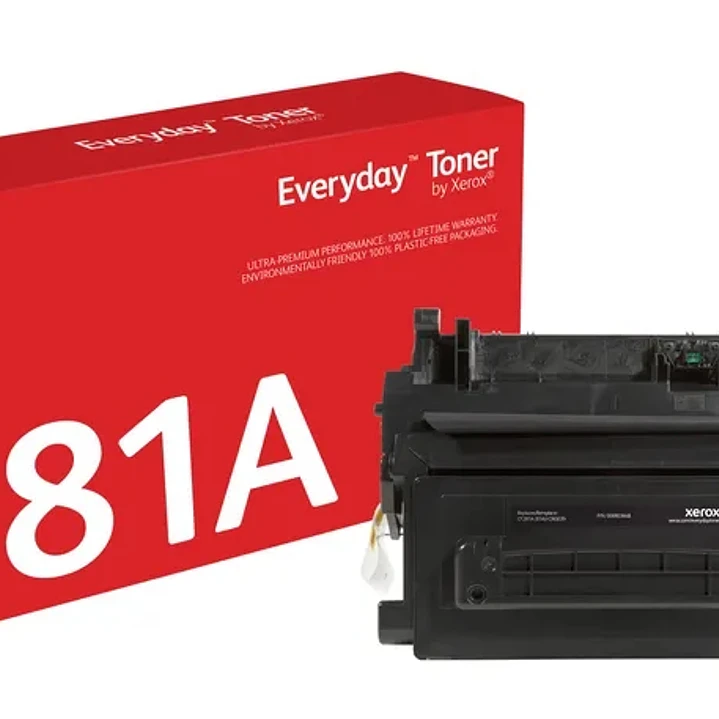 Xerox Everyday HP CF281A Negro Cartucho de Toner Generico - Reemplaza 81A 1