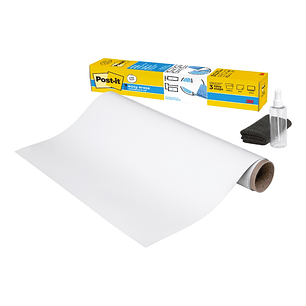 Post-It Easy Erase Pizarra Adhesiva - Forma Rectangular - 91.4x121.9cm - Color Blanco