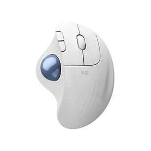 Logitech Ergo M575S Raton Inalambrico Trackball USB 2000dpi - 5 Botones - Uso Diestro - Color Blanco Crudo