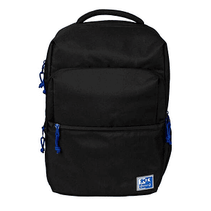 Oxford B-Ready Mochila Escolar - Tirantes Acolchados y Ajustables - Tamaño 42x30x15cm - Color Negro