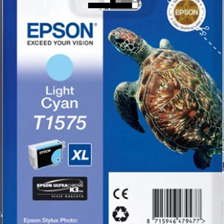 Epson T1575 Cyan Light Cartucho de Tinta Original - C13T15754010 1
