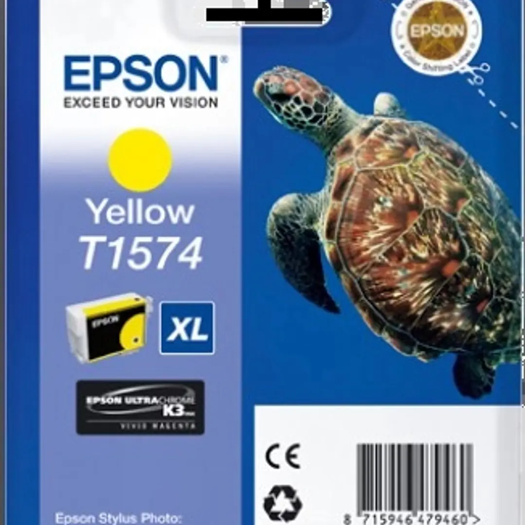 Epson T1574 Amarillo Cartucho de Tinta Original - C13T15744010 1
