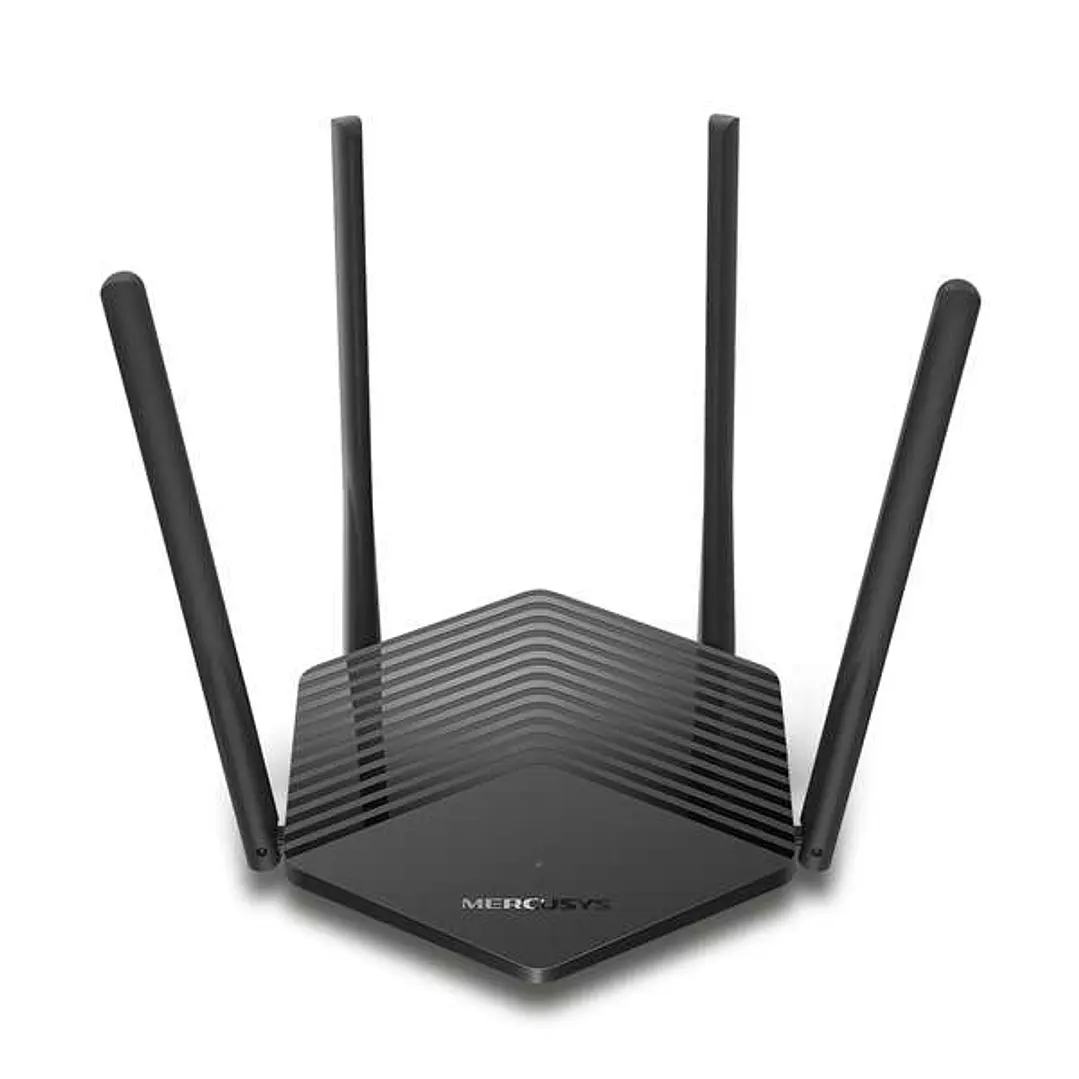 Mercusys MR60X Router Inalambrico WiFi 6 Doble Banda - 3 Puertos 10/100/1000Mbps - 4 Antenas 5dBi 1