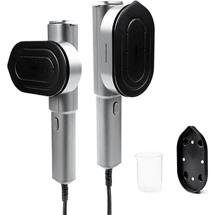 Innovagoods Plancha de Vapor Vertical 2 en 1 de Viaje - Potencia 1200W - Doble Orientacion - Vapor Continuo de 10 g/min - Deposito 100ml - Antiadheren