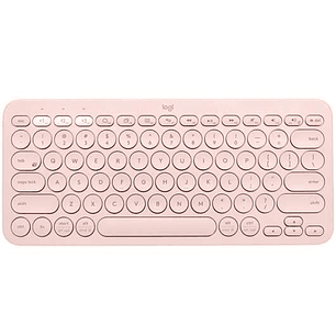 Logitech K380 Teclado Inalambrico Bluetooth - Hasta 3 Dispositivos Simultaneamente - Color Rosa