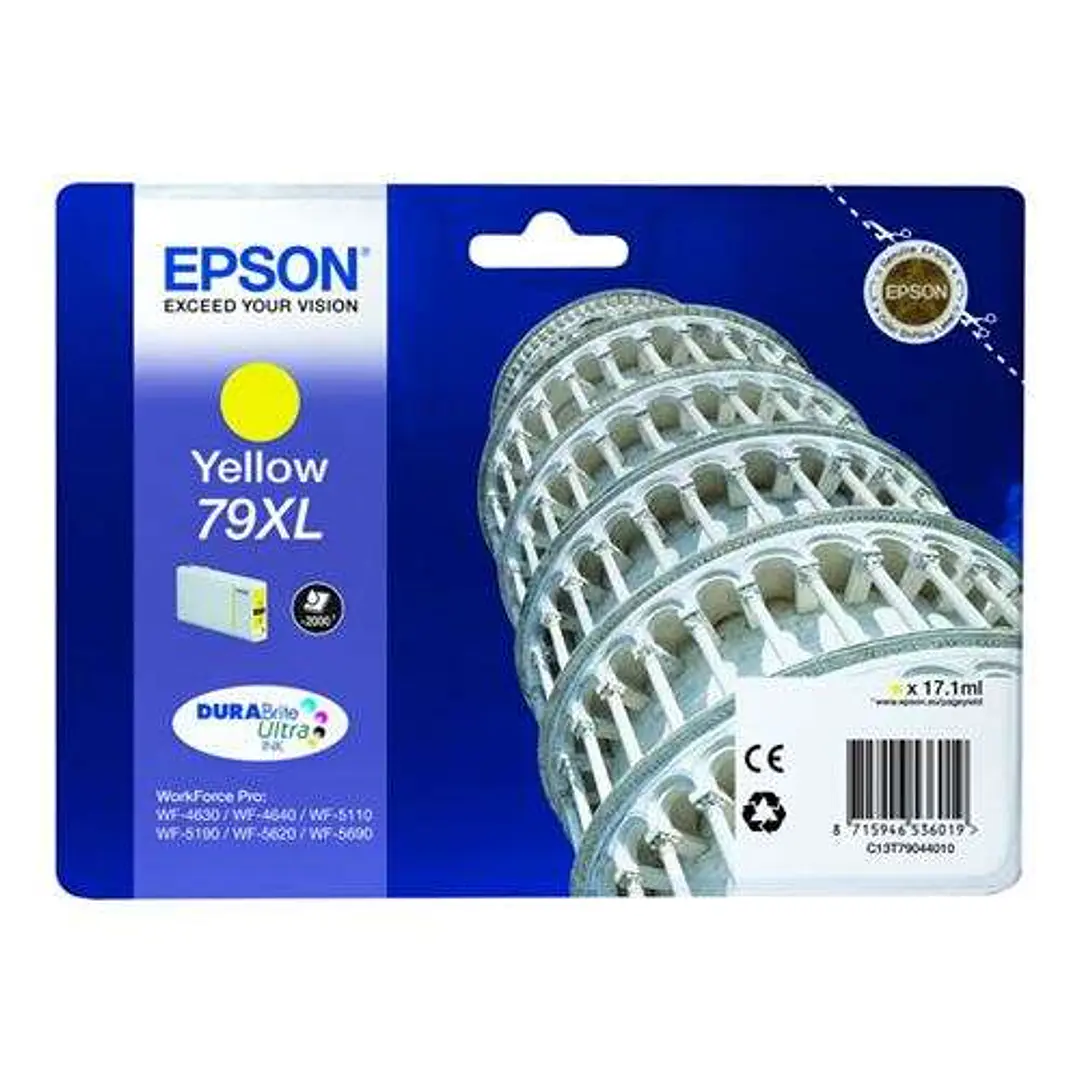 Epson T7904 (79XL) Amarillo Cartucho de Tinta Original - C13T79044010 1