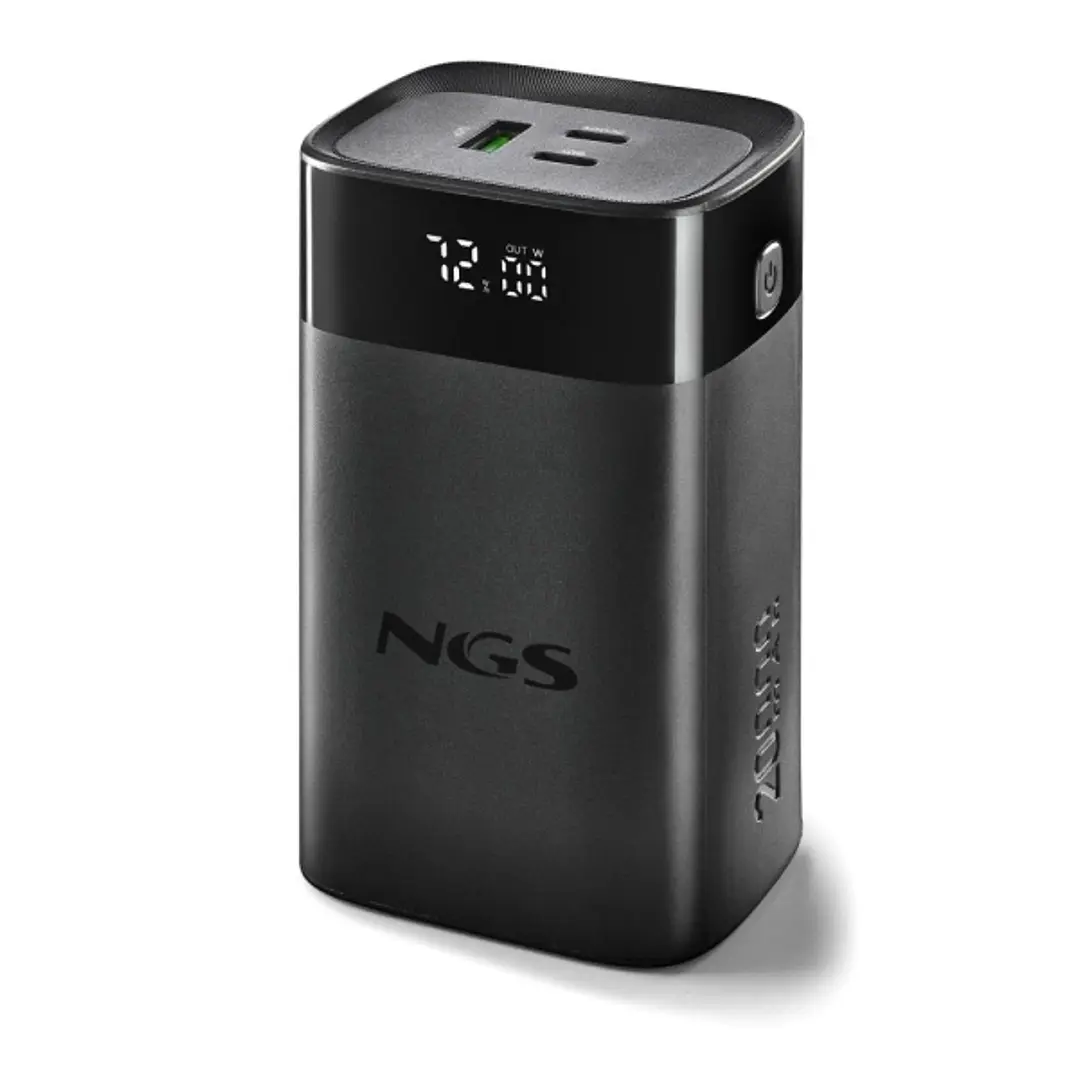 NGS TWIX20 Powerbank 20000mAH 65W PD y QC - USB-A, USB-C - Color Negro 1