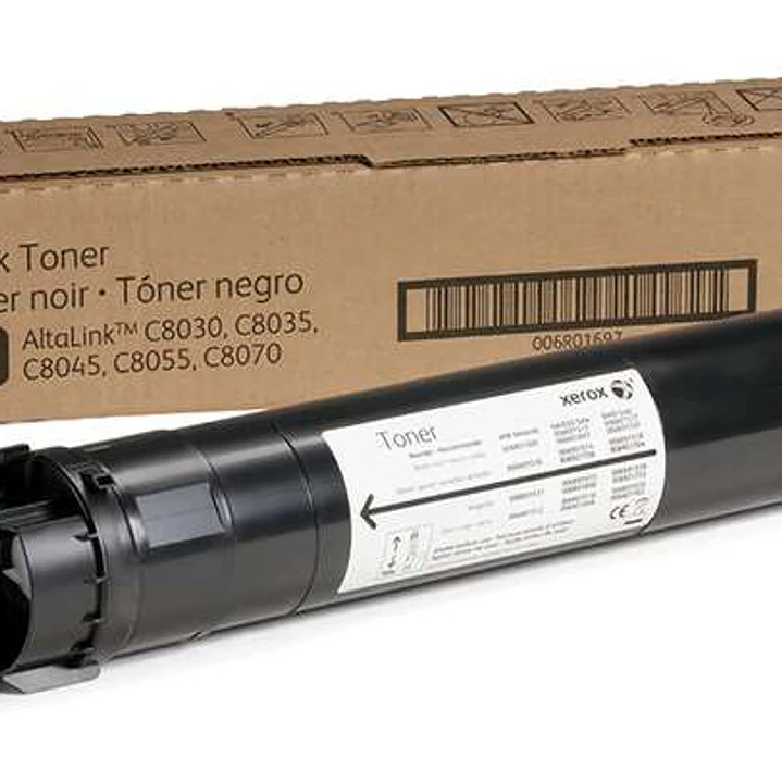 Xerox Altalink C8030/C8035/C8045/C8055/C8070 Negro Cartucho de Toner Original - 006R01697 1