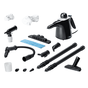 Cecotec HydroSteam 1040 Active and Soap Limpiador a Vapor - 1100W - 40g/min de Vapor - Presion 3.5bar - Deposito de 450ml - Incluye Accesorios - Radio