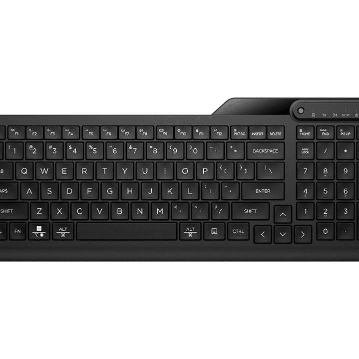 HP 475 Teclado Inalambrico Dual?Mode - Bluetooth 5.3 + 2.4GHz - Teclas Concavas de Perfil Bajo - hasta 12 Teclas Programables - Conecta hasta 8 Dispos 1