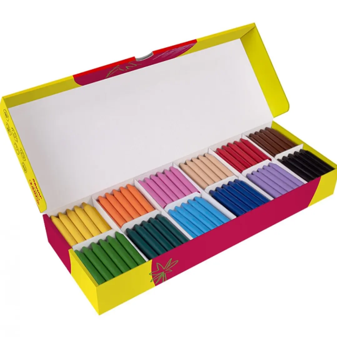 Jovi Jumbo Caja de 300 Ceras - Deslizan Bien - Faciles de Afilar - Desarrollan Motricidad Fina -  No Manchan, no Huelen, no se Rompen - Colores Surtid 1