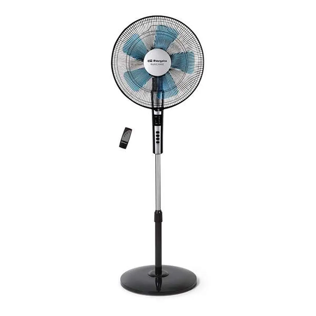Orbegozo SF 0640 Ventilador de Pie con Mando a Distancia - Potente Motor de 65W - Temporizador de hasta 7.5H - Oscilacion Automatica - Base Estable -  1