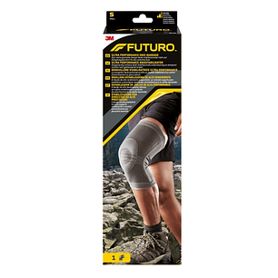 Futuro Rodillera - Talla S - Estabilizadora - Uso de Alto Rendimiento - Transpirable - Elastico - Color Gris