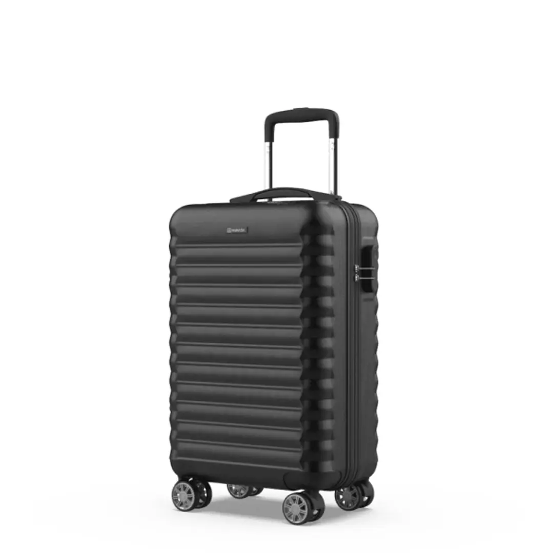 Numada Upfly Maleta de Cabina Rigida 20” - 4 Ruedas Dobles 360º - Cierre con Combinacion de 3 Digitos - Medidas 55x36x19cm - Color Negro 1