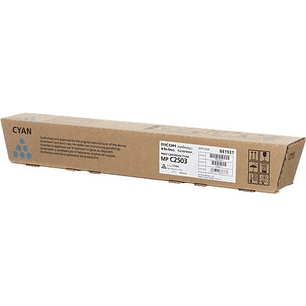 Ricoh Aficio MP-C2503SP/MP-C2003SP/MP-C2011SP Cyan Cartucho de Toner Original - 841931