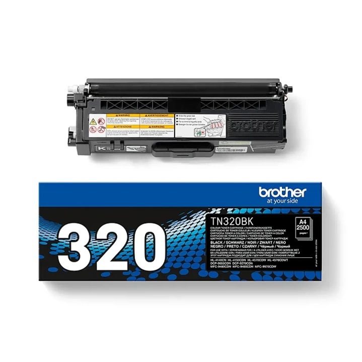 Brother TN320 Negro Cartucho de Toner Original - TN320BK 1