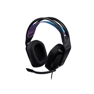 Logitech G335 Auriculares Gaming con Microfono - Adaptador USB-C - Multiplataforma - Altavoces Dinamicos - Jack 3.5mm - Color Negro