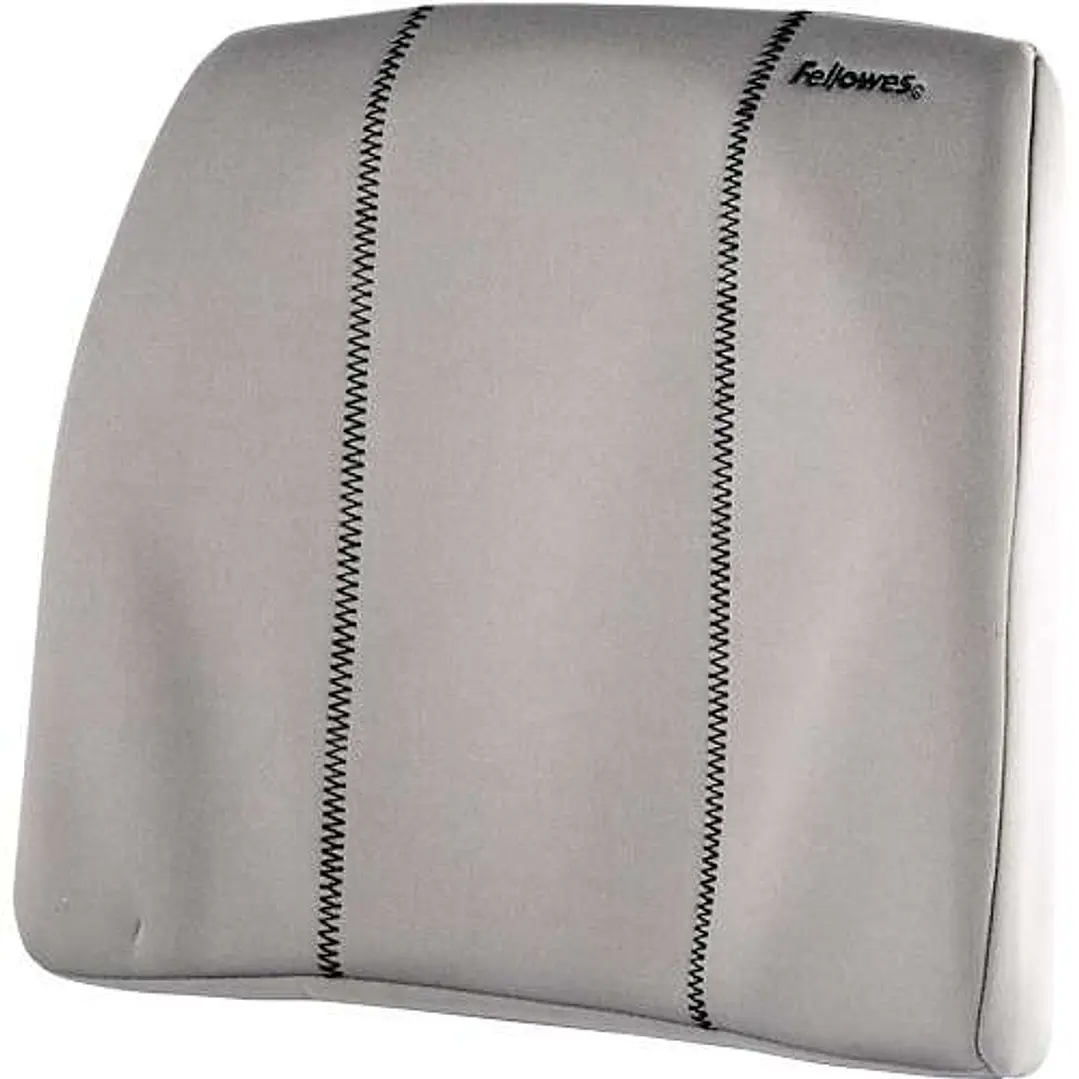 Fellowes Smart Suites Respaldo de Espuma Ergonomico - Espuma de Alta Densidad - Correa Ajustable - Color Gris 1