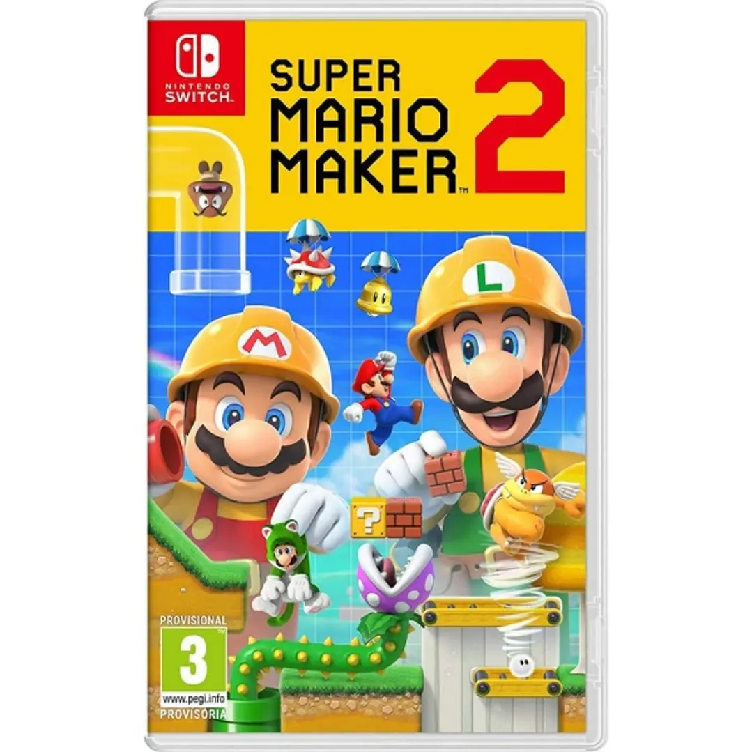 Nintendo Videojuego Super Mario Maker 2 para Consola Nintendo Switch - Genero Plataformas/Editor de Niveles/Multijugador - PEGI 3 1