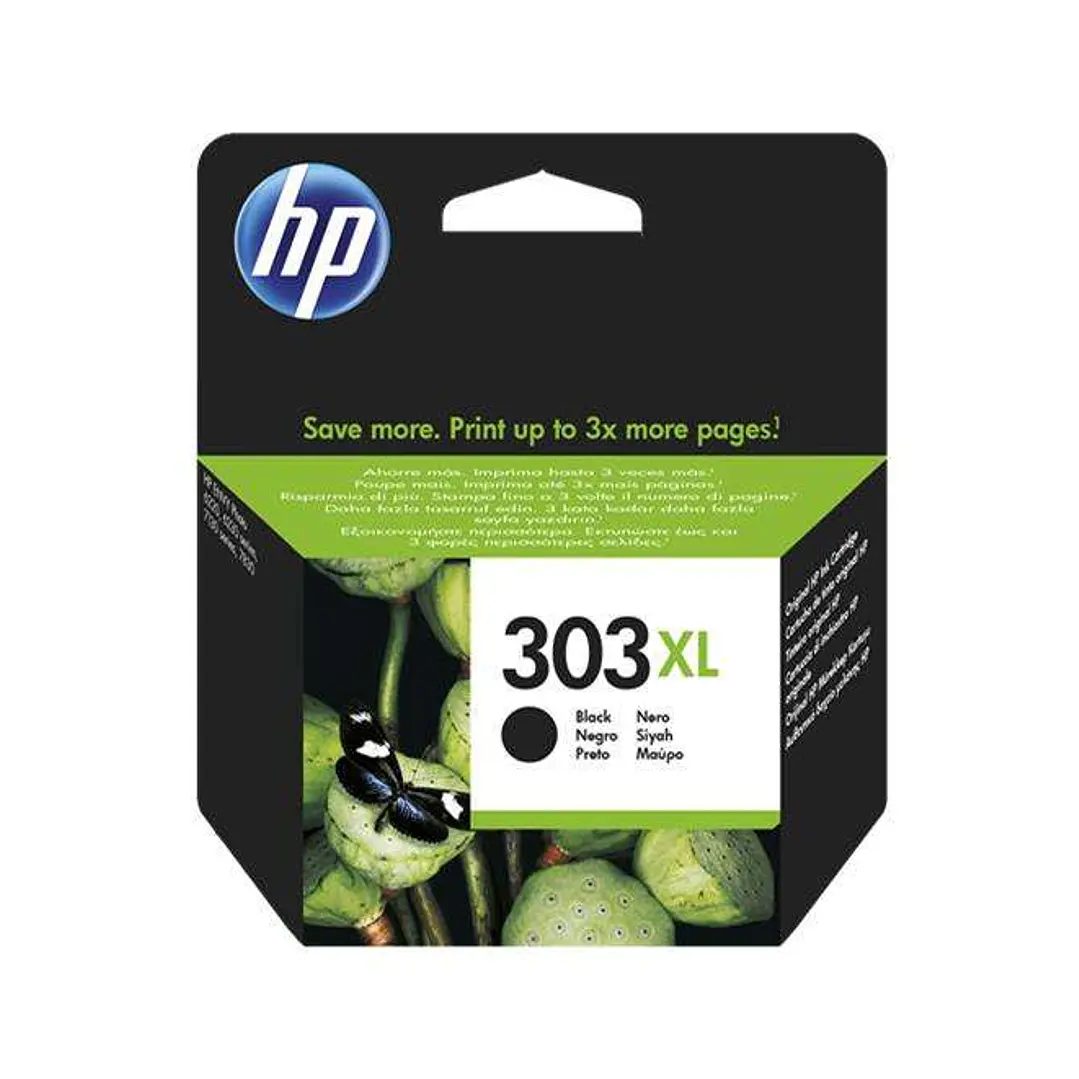 HP 303XL Negro Cartucho de Tinta Original - T6N04AE 1
