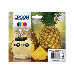 Epson 604 Pack de 4 Cartuchos de Tinta Originales - C13T10G64010