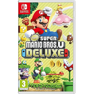 Nintendo Videojuego New Super Mario Bros. U Deluxe para Consola Nintendo Switch - Genero Plataformas 2D/Multijugador - PEGI 3